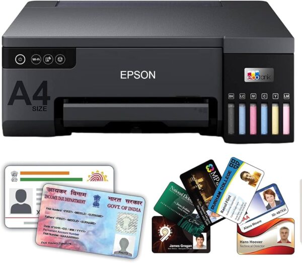 Epson L8050 Wireless Color Inkjet Printer with EcoTank
